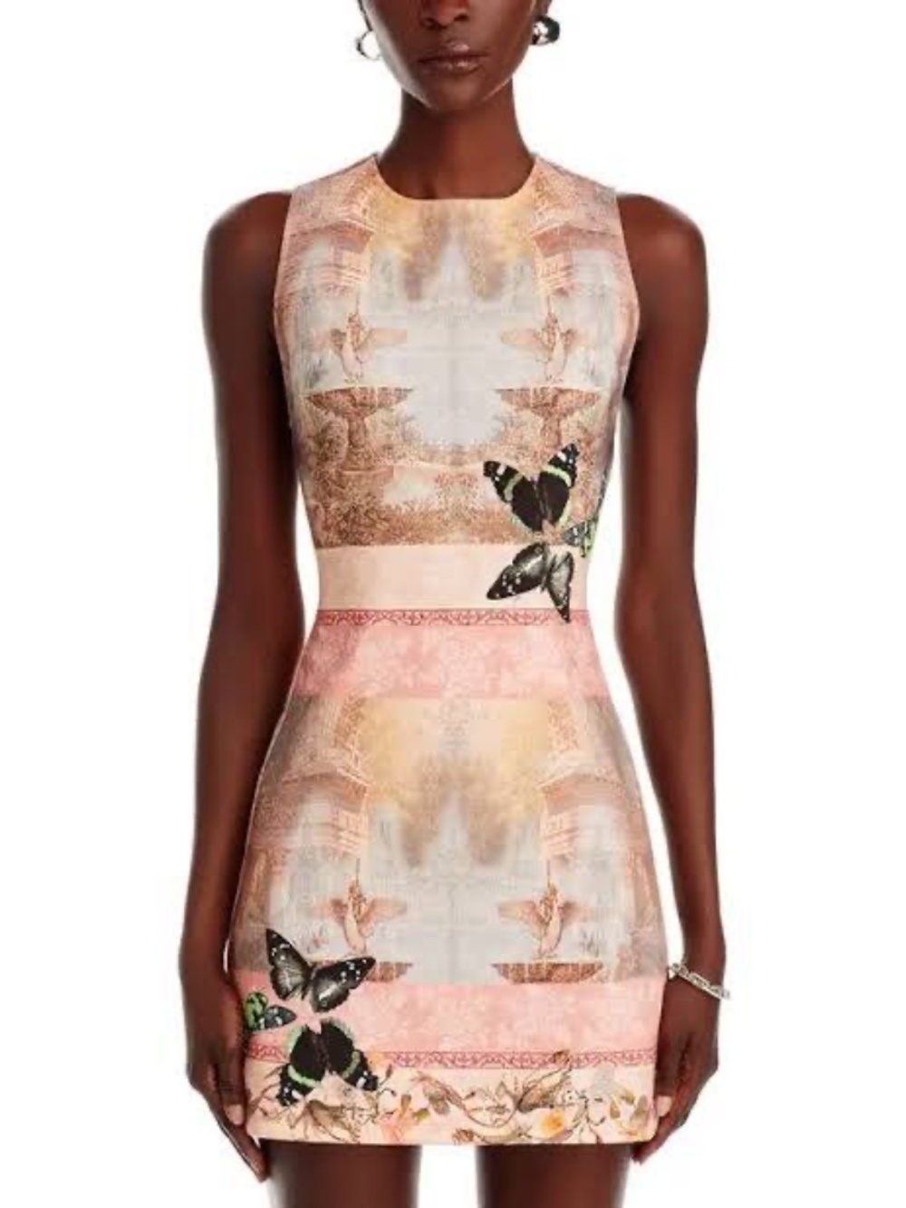 Alice + Olivia Women's Wynell A-Line Dress in the Versailles print - Picture 12 of 12